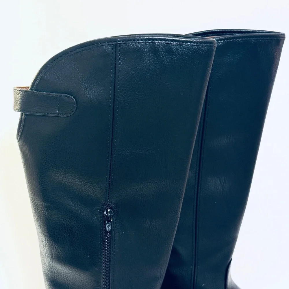 FRYE AND CO. Women's Kellie Button Tall Knee High Black Boot Sz 7 - Picture 13 of 15
